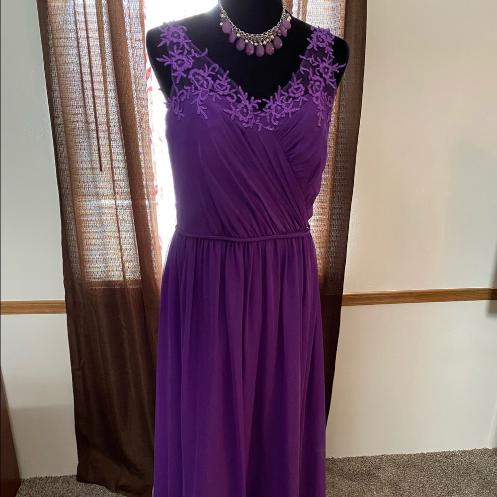 Purple dress